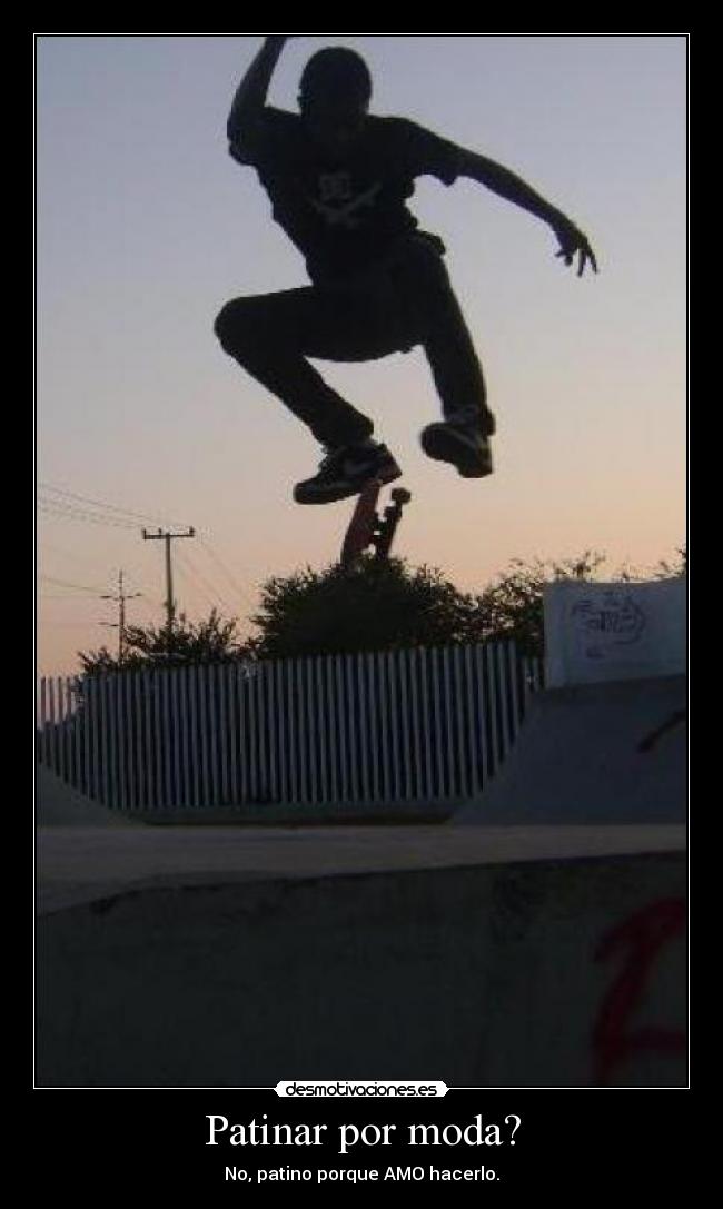 Patinar por moda? - 