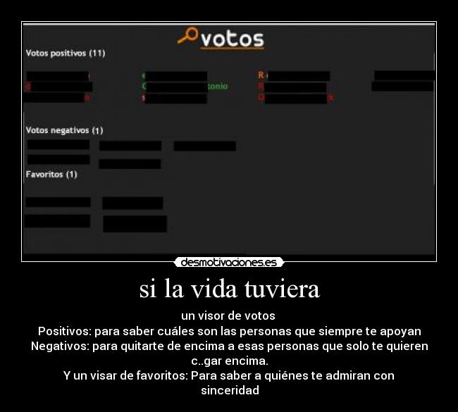 si la vida tuviera -