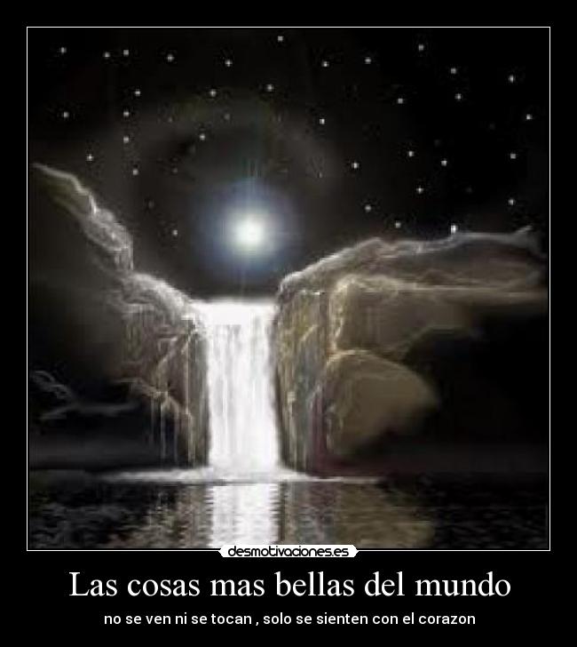 Las cosas mas bellas del mundo -