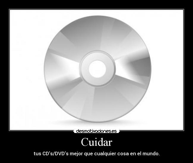 Cuidar - tus CDs/DVDs mejor que cualquier cosa en el mundo.