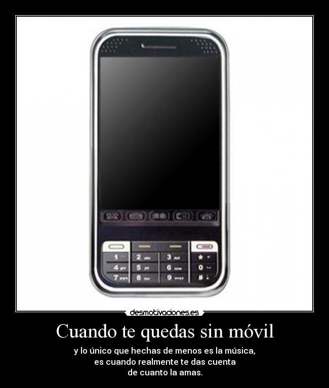 Cuando te quedas sin móvil -