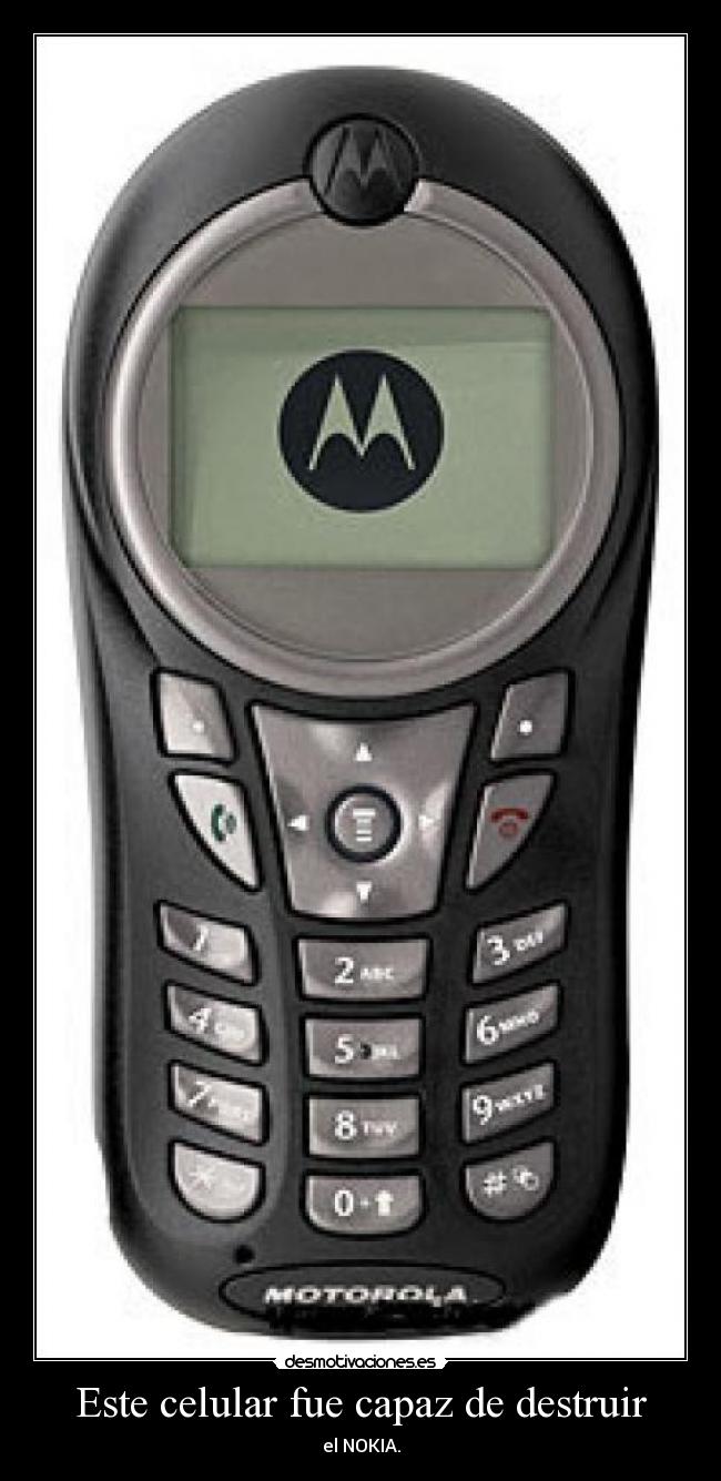 Este celular fue capaz de destruir -