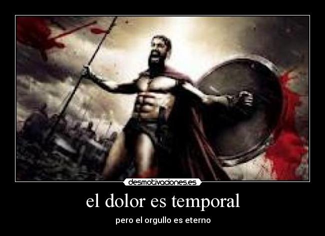 el dolor es temporal -