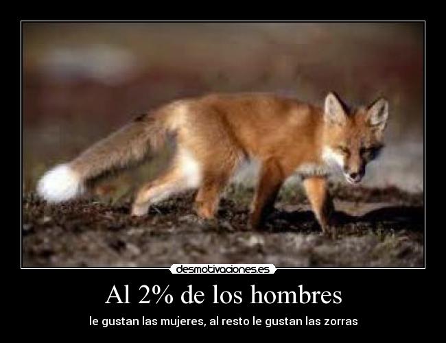 Al 2% de los hombres -