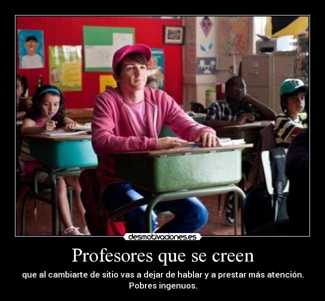 Profesores que se creen -