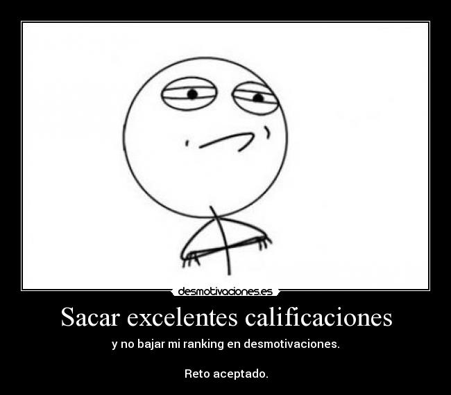 Sacar excelentes calificaciones -
