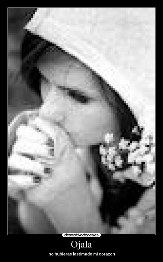 Ojala - no hubieras lastimado mi corazon