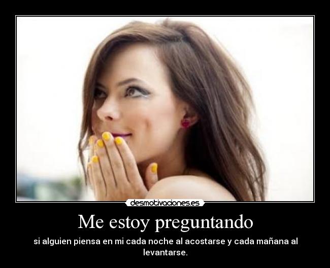Me estoy preguntando - 