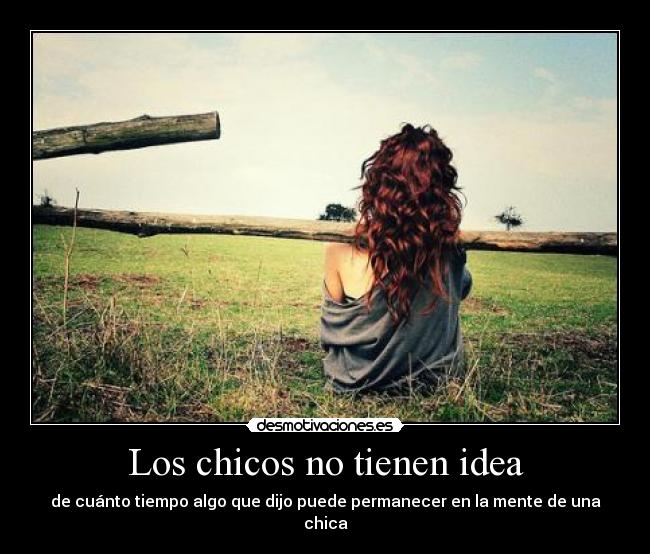 Los chicos no tienen idea -