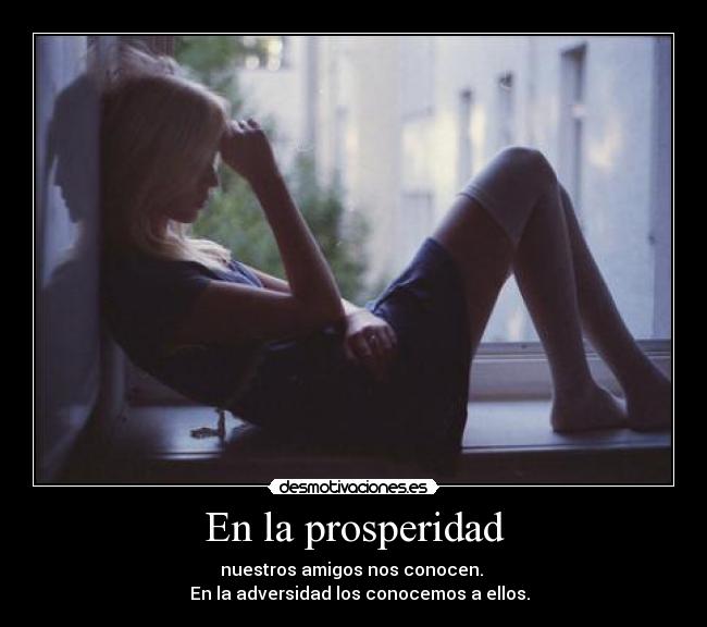 En la prosperidad - 