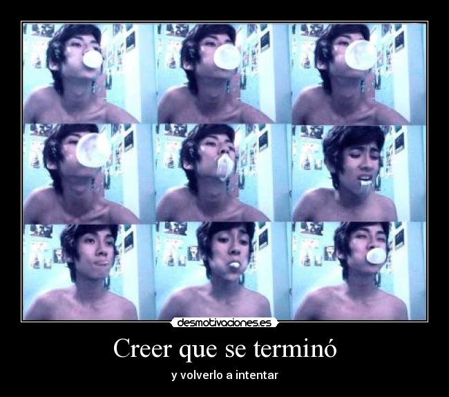 Creer que se terminó - 