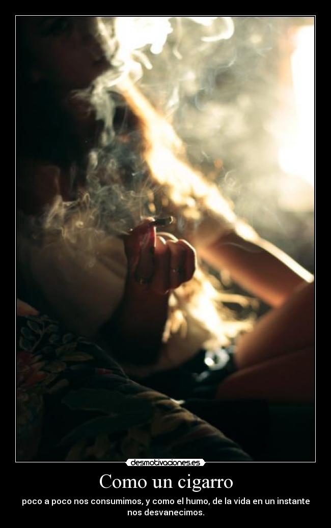 Como un cigarro - 