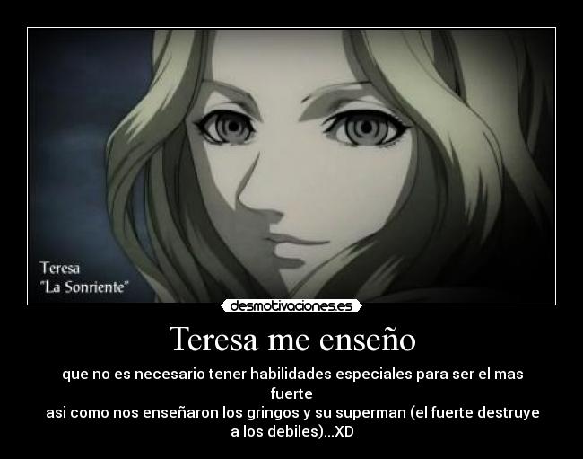 Teresa me enseño -