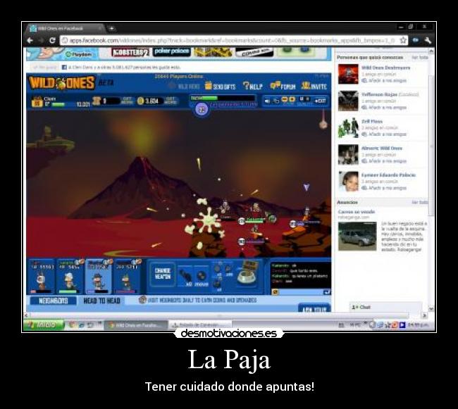 La Paja - Tener cuidado donde apuntas!