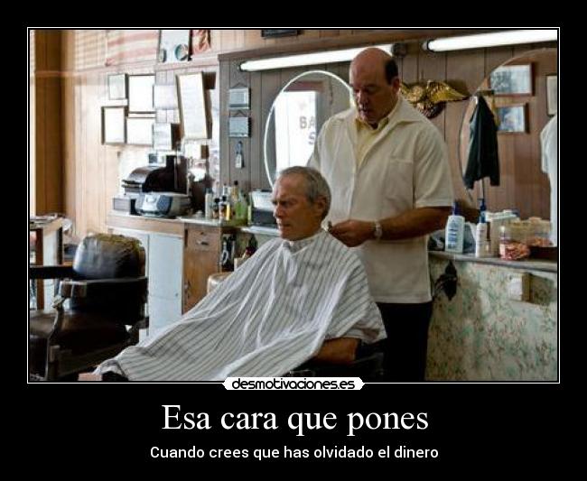 Esa cara que pones - Cuando crees que has olvidado el dinero