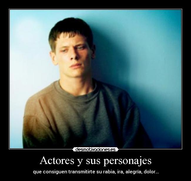 Actores y sus personajes -