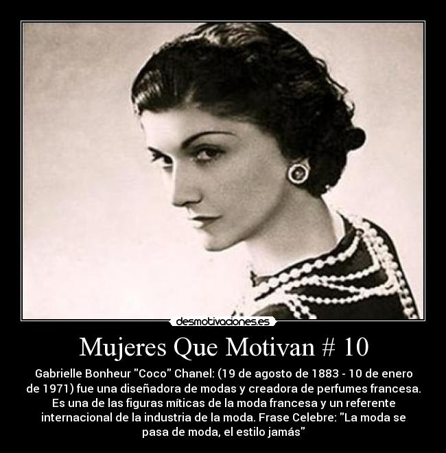 Mujeres Que Motivan # 10 -