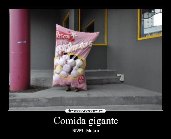 Comida gigante - NIVEL: Makro