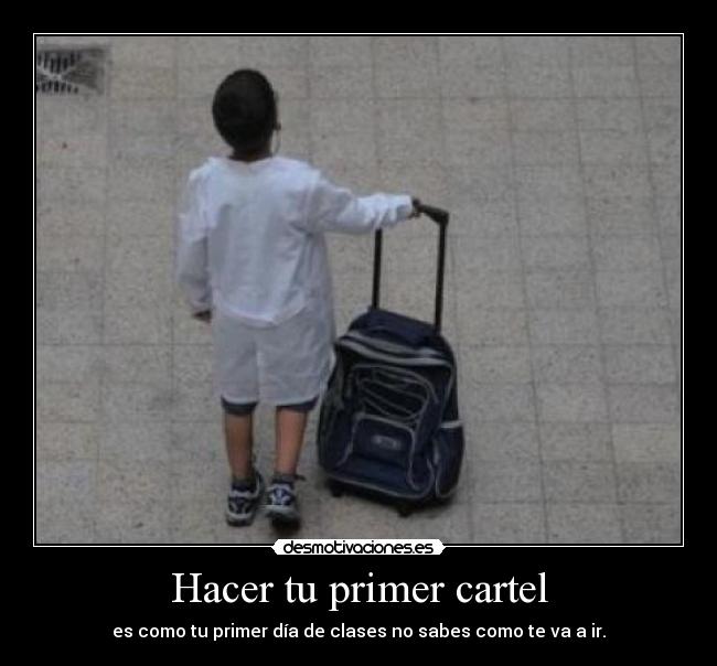 Hacer tu primer cartel - 