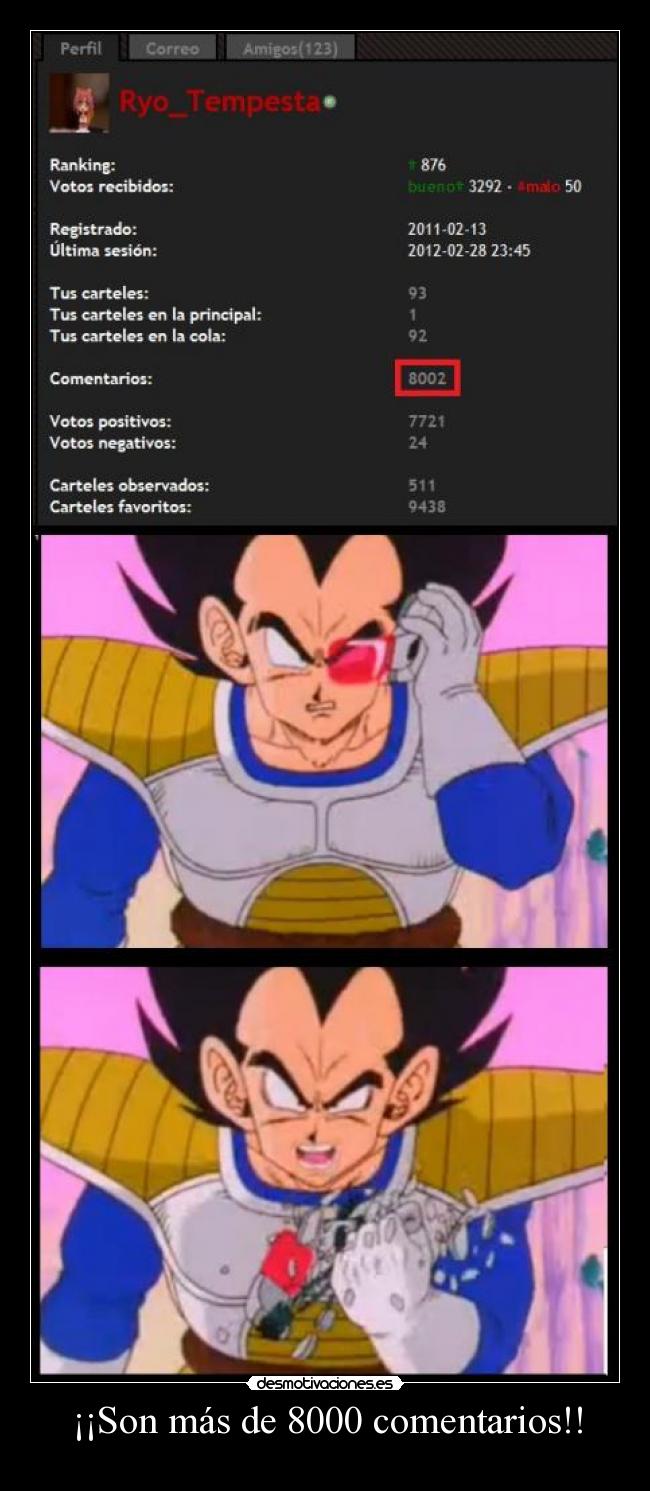 ¡¡Son más de 8000 comentarios!! -