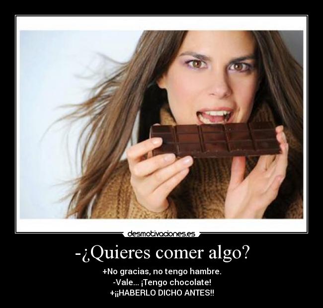 carteles chocolate desmotivaciones