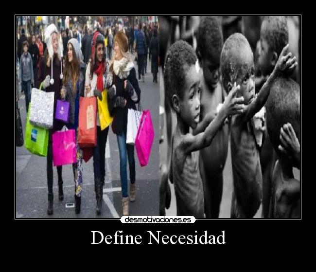 Define Necesidad -