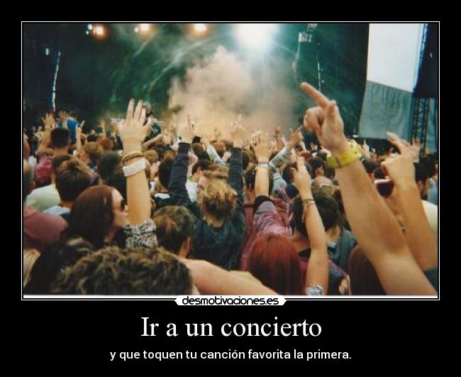 Ir a un concierto - 