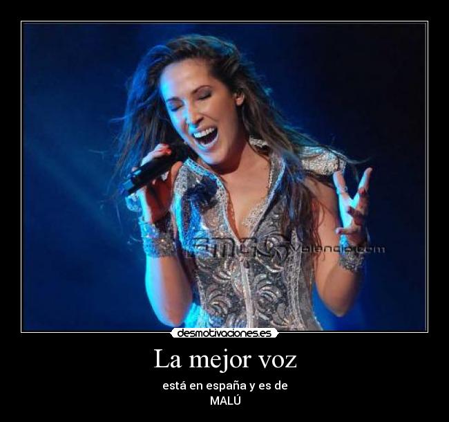 carteles malu mejor voz desmotivaciones