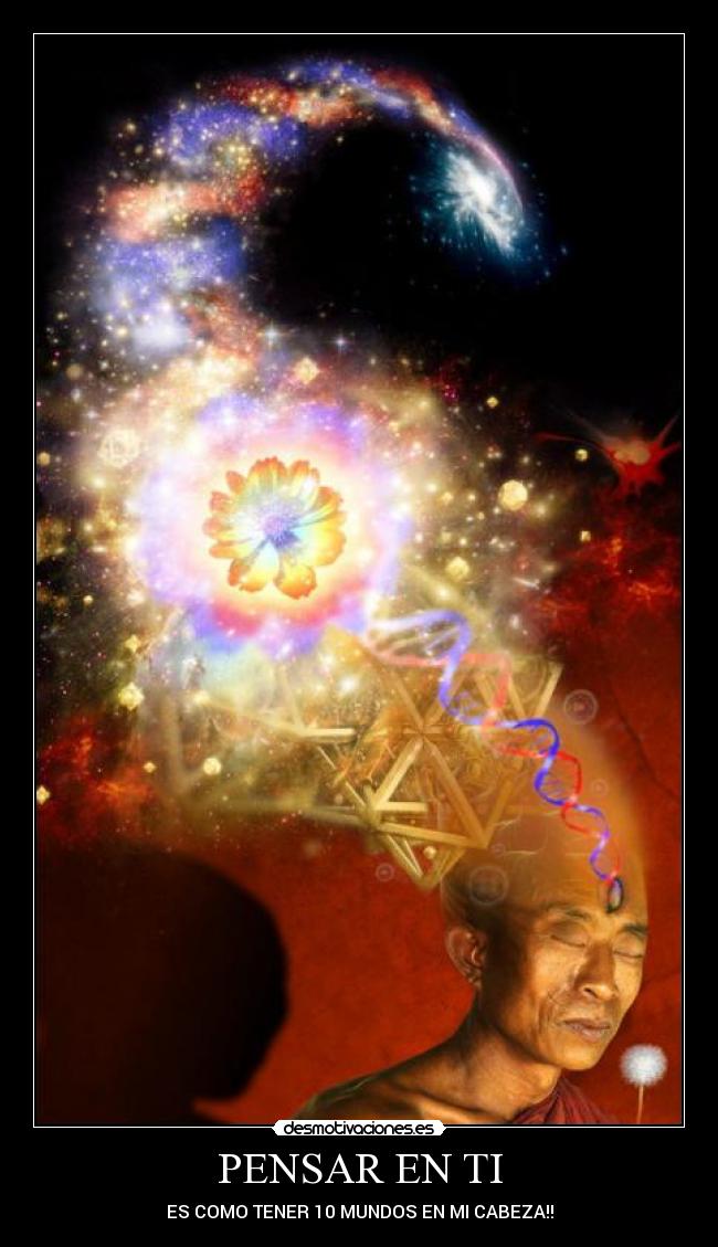 carteles pensar mundos mente amor desmotivaciones