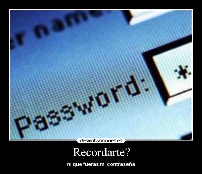 Recordarte? -