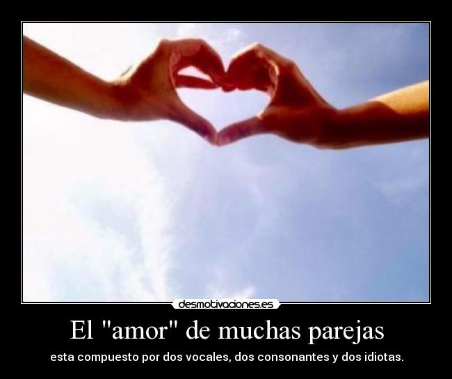 El amor de muchas parejas - 