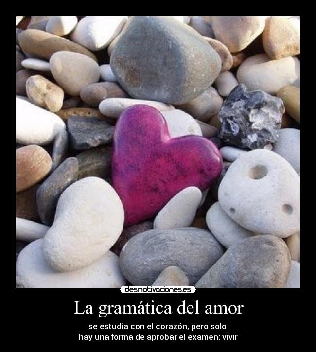 La gramática del amor -