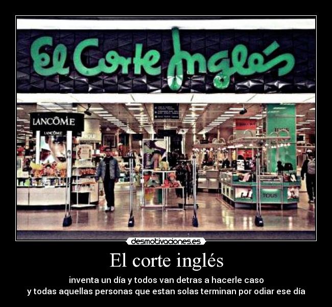 El corte inglés -