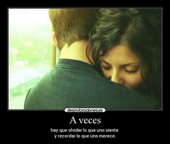 A veces -