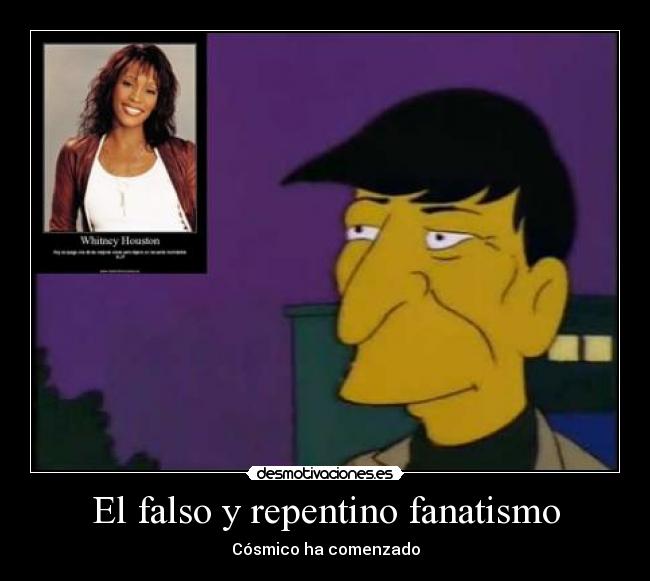 carteles con muerte dewhitney houston miles repentinos fans dedicaran cientos carteles cosmico desmotivaciones