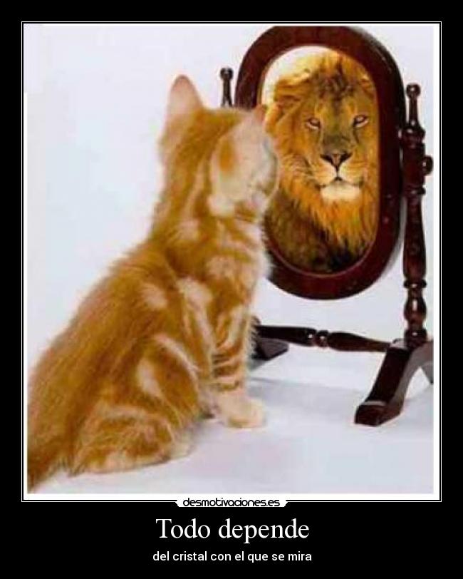 Todo depende - del cristal con el que se mira