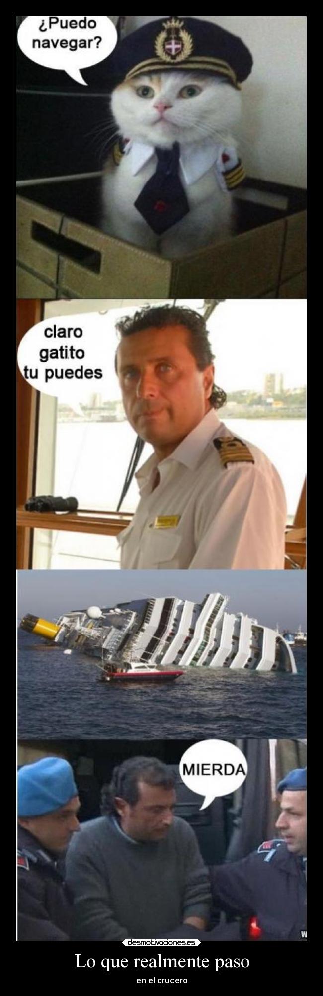 Lo que realmente paso - en el crucero