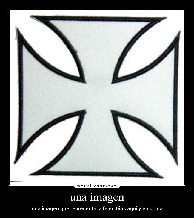 una imagen - una imagen que representa la fe en Dios aqui y en china