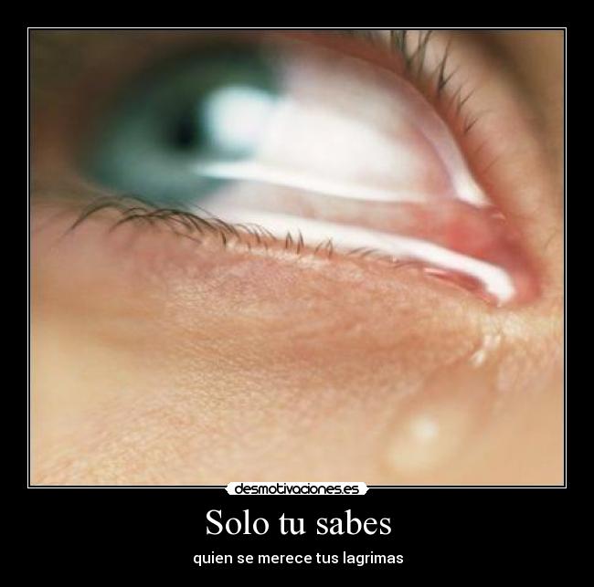 Solo tu sabes -