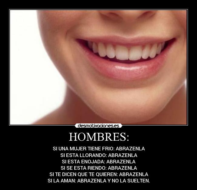 HOMBRES: - 