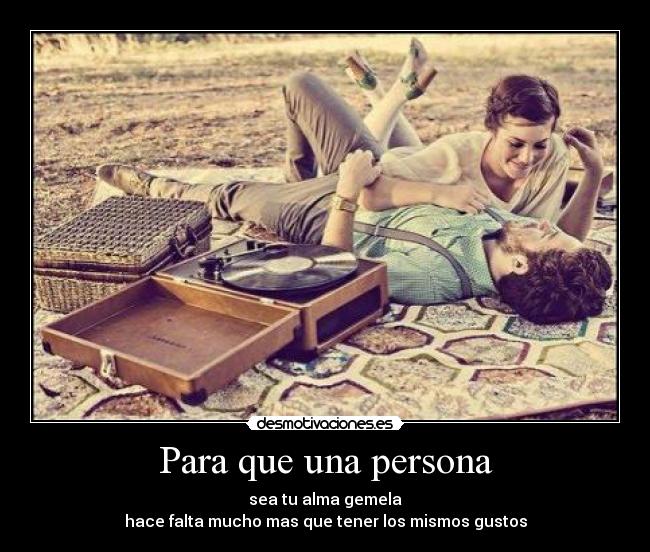 Para que una persona -