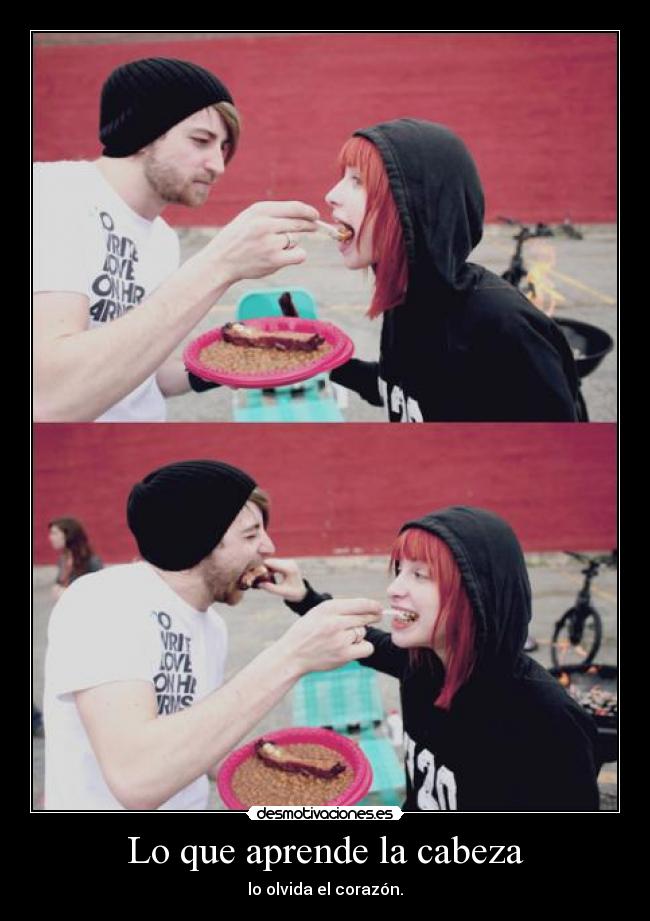 Lo que aprende la cabeza -