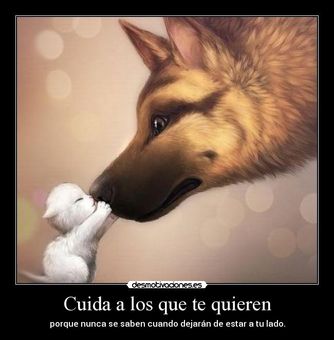 Cuida a los que te quieren -