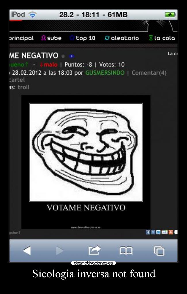 Sicologia inversa not found - 