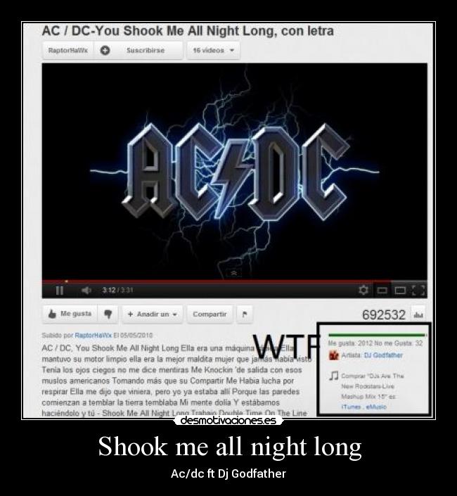 Shook me all night long - Ac/dc ft Dj Godfather