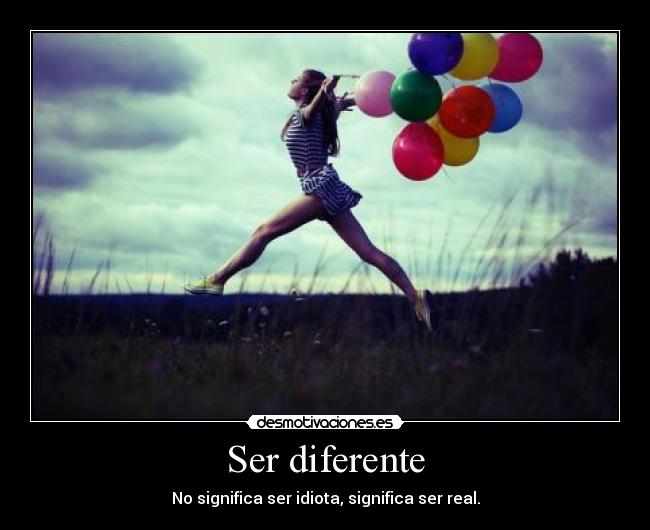 Ser diferente - 