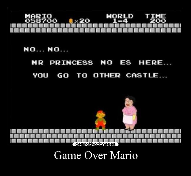 Game Over Mario -