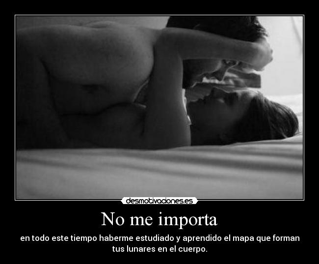 No me importa - 
