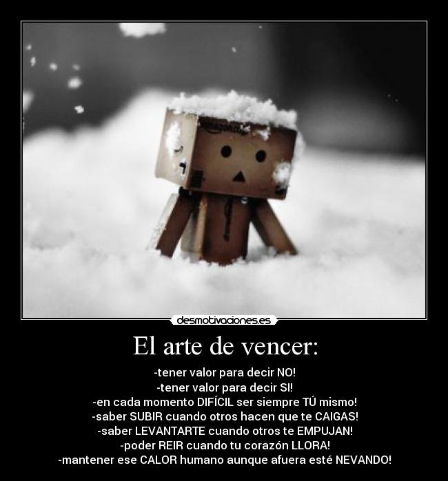 El arte de vencer: -