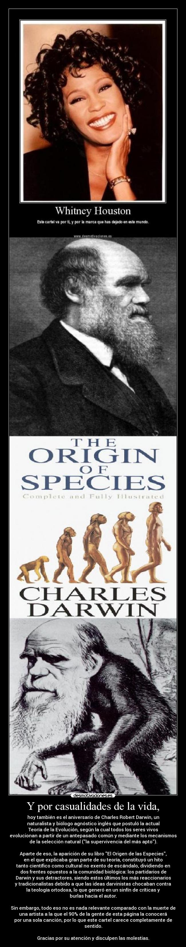 Y por casualidades de la vida, -